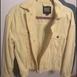 Yellow corduroy jacket